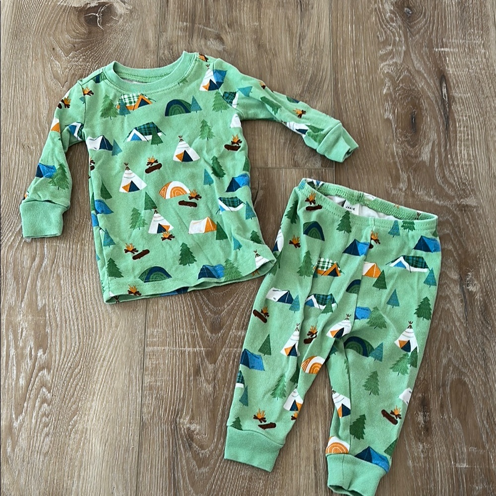 Kids Green Pajama Set